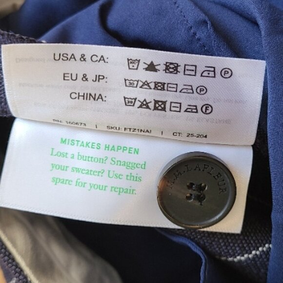 NEW! M.M. LaFLEUR FITZ PLEATED TROUSERS PANTS WOVEN PINSTRIPE HIGH RISE sz 6 - Picture 8 of 8